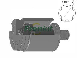 Фото автозапчастини поршень гальмівного супорту NISSAN LEAF (ZE1_) 17-,X-TRAIL (T32) 13-;OPEL INSIGNIA B Country Tourer FRENKIT K385202T