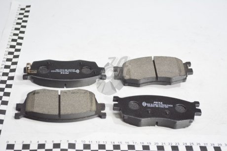 Колодки тормозные дисковые передние Hyundai i20 1.2, 1.4, 1.6 (08-), Accent (05-10)/Kia Rio 1.5 (08-) (SP1186) FRIXA FPK01N (фото 1)