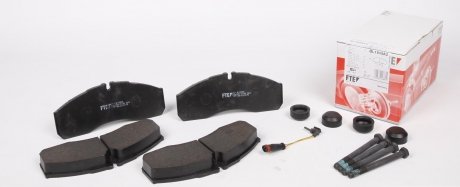 Комплект гальмівних колодок задн/передній NISSAN ATLEON; IVECO DAILY III; Renault MASCOTT 2.8D-6.0D 01.99- FTE BL1945A2 (фото 1)