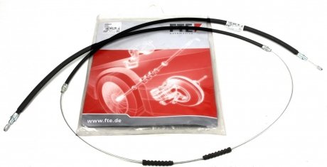 Трос ручника (задний) Fiat Ducato 02- (барабанные тормоза) (2825/875x2mm) FTE FBS09055