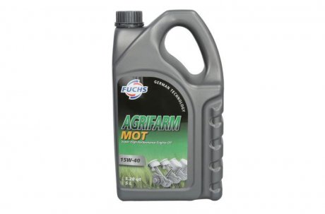 Фото автозапчасти олива для двигуна FUCHS AGRIFARM MOT 15W40 5L