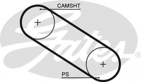 Фото автозапчасти ремень ГРМ FIAT 131, 132, ARGENTA; FSO 132P 1.4-2.0 04.72-07.86 Gates 5026