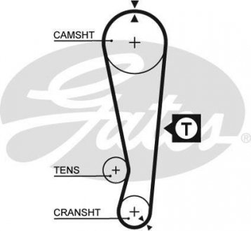 Фото автозапчасти ремень ГРМ NISSAN PATROL III/2 3.0 03.89-10.93 Gates 5227XS