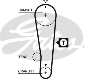 Фото автозапчасти ремень ГРМ SUZUKI SWIFT II 1.0 03.89-12.05 Gates 5284XS