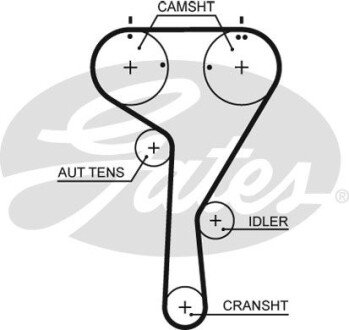 Фото автозапчасти zestaw rozrz kp15680xs-1 z pompґ wody audi a3 1,4 12-14 Gates KP15680XS1