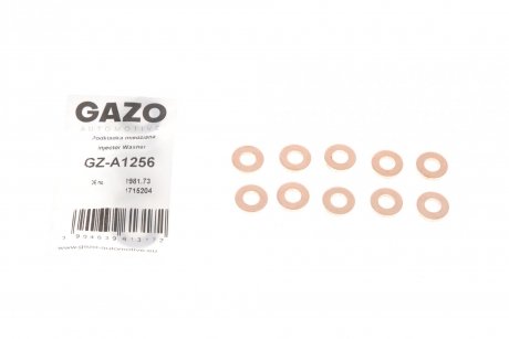 Шайба под форсунку Citroen Jumper/Fiat Ducato/Ford Transit 2.2-2.4 HDI 06- (7.3x13.7x2.2) (к-кт) GAZO GZ-A1256 (фото 1)
