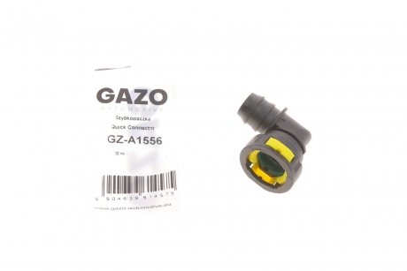 Штуцер шланга обратки Г- образный (резина/полиамид) GAZO GZ-A1556 (фото 1)