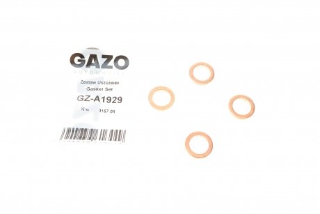 Прокладка турбины уплотнительная Citroen C3/Peugeot 207/308 1.4/1.6/2.0 HDi (12x18x3) (к-кт 4шт.) GAZO GZ-A1929