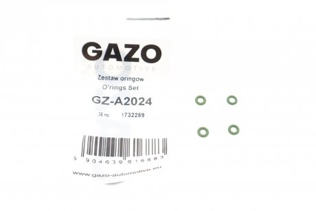Прокладка форсунки ущільнювальна Ford/Citroen/Peugeot 1.6 HDi 09- (кільце) (к-кт 4шт) GAZO GZ-A2024