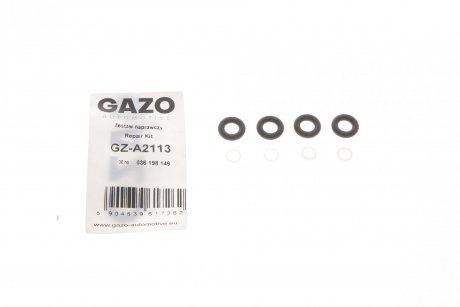 Кольцо уплотнительное форсунки Volkswagen Golf/Passat/Touran 1.6FSI 03-08 (+ втулка) (к-кт на 4шт) GAZO GZ-A2113 (фото 1)