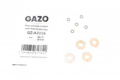 Ремкомплект форсунки Citroen Jumpy/Peugeot Expert 2.0 HDi 09- GAZO GZ-A2229