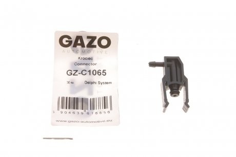 Штуцер шланга обратки Г-подібний (пласт.) (Delphi) GAZO GZ-C1065