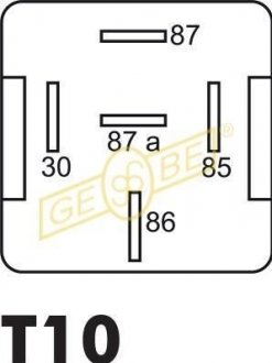 Фото автозапчасти датчик температури відпрацьованих газів GEBE 9 8118 1