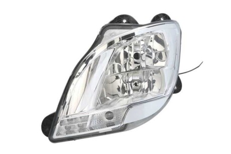 Фото автозапчастини фара ліва (H1/H7/LED/PY21W, електр, без моторчика, колір вкладиша хром, колір індикатора прозор) DAF CF, XF 106 10.12- GIANT 131-DF16310EL