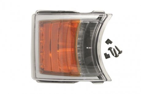 Фото автозапчасти повторитель поворота левая/правая (PL) H21W, (PL) LED*4, (PL) LED*8, (PL) ze swiatlem do jazdy dziennej, czarne wykonczenie SCANIA P,G,R,T 01.03- GIANT 131-SC01252U