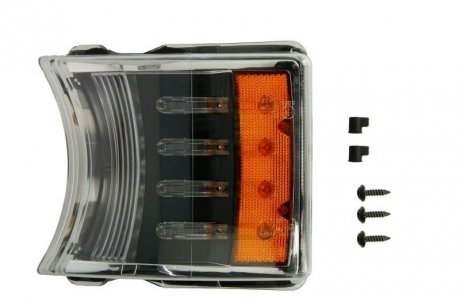 Повторитель поворота левая/правая (PL) LED*4, (PL) LED*8, (PL) ze swiatlem do jazdy dziennej SCANIA P,G,R,T 01.03- GIANT 131-SC01254U (фото 1)