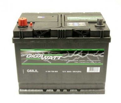Акумуляторна батарея 68А GIGAWATT 0185756805
