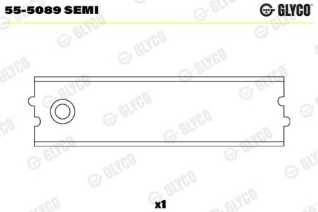 Фото автозапчастини втулка підшипника, шатун Glyco 55-4562 SEMI