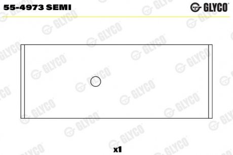 Фото автозапчасти втулка головки шатуна Glyco 55-4973 SEMI