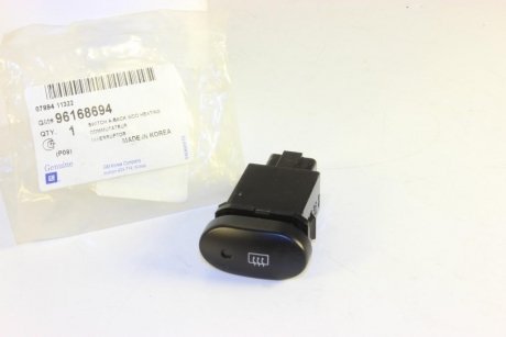 Кнопка обогрева зад.стекла Nexia GM 96168694