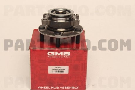 Комплект підшипників призначених для монтажу на маточину, роликові, з елементами монтажу GMB GH31960 (фото 1)