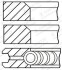 Фото автозапчасти кільця поршневі GOETZE ENGINE 08-170707-10 (фото 1)