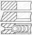 Фото автозапчастини комплект кілець на поршень GOETZE ENGINE 08-337300-00 (фото 1)