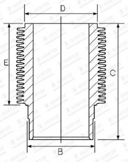 Liner GOETZE ENGINE 1490010000