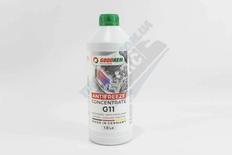 Фото автозапчасти антифриз GREEN (зелений) концентрат (1.5L) (GERMANY) GOODREM R80G11-GRN-015