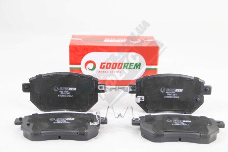 Фото автозапчасти колодки гальмівні пер. Q60/QX50/Q70/Navara/Qashqai/Murano/Pathfinder 05- GOODREM RM1361