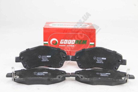 Фото автозапчастини гальмівні колодки перед. Toyota Avensis 00-08 (bosch) GOODREM RM1445