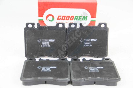 Фото автозапчасти колодки гальмівні пер. W140/W140/W140/W124/W140 91-99 GOODREM RM1472