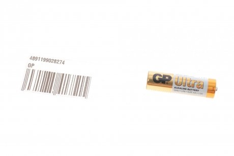 Батарейка Ultra Alkaline AA LR06 (1.5V) (1шт) GP 4891199028274