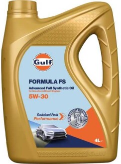 Фото автозапчасти моторна олива GULF FORMULAFS5W304L