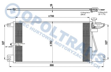 Фото автозапчасти chЕ‚odnica klimat.SC.R 04-13r- HELLA BEHR 1601010333 (фото 1)