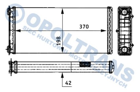 Фото автозапчастини nagrzewnica DAF CF,XF,XF105,02-11r Behr HELLA BEHR 1602010057