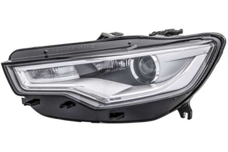 Фото автозапчасти фара левый (биксенон/LED, D3S/H7/LED/PSY24W, с моторчиком) AUDI A6 C7 11.10-04.15 HELLA BEHR 1EL 011 150-351