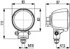 Фото автозапчастини робочий ліхтар HELLA BEHR 1G0996176041 (фото 3)