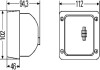 Фото автозапчасти фара рабочего освещения HELLA BEHR 1GA007506121 (фото 3)