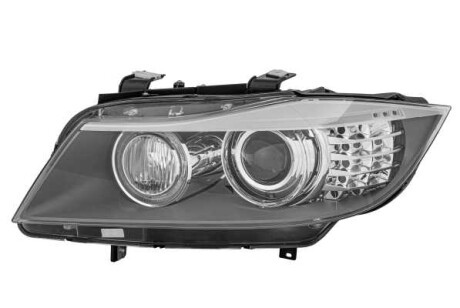 Фото автозапчастини фара ліва (D1S/H3/H8/LED, електр, з моторчиком, бі-ксенон; LED) BMW 3 (E90), 3 (E91) 08.08-05.12 HELLA BEHR 1ZS 354 692-011