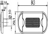 Фото автозапчастини фонарь HELLA BEHR 2PF959855247 (фото 2)