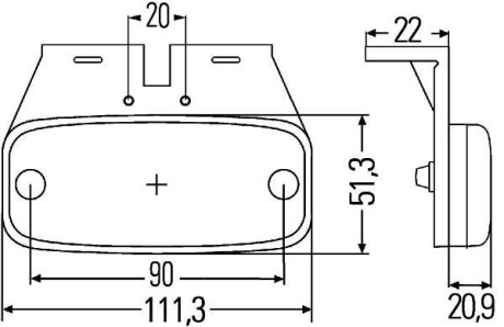 Фото автозапчасти фонарь HELLA BEHR 2PS345600037