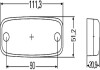 Фото автозапчастини елемент освітлення HELLA BEHR 2TM345 600-317 (фото 2)