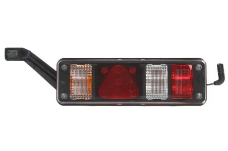 Фото автозапчастини ліхтар задній комплект. KRONE LED 24V 7 PIN 1X7+4X2 PIN EASYCONN PY21W/PY21W лівий з ріжком боковим HELLA BEHR 2VP 340 961-111