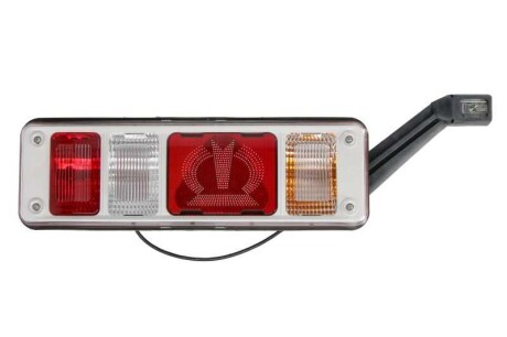 Фото автозапчастини ліхтар задній права (LED/P21W, 24V, з покажчиком повороту, з протитуманним ліхтарем, ліхтарем заднього ходу, зі стоп-сигналом, габаритним світлом, трикутним відбивачем, з ліхтарем на руку) KRONE HELLA BEHR 2VP340 961-541