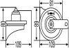 Фото автозапчастини рупор 12V 500Hz HELLA BEHR 3FG 007 424-011 (фото 2)