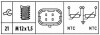 Фото автозапчасти датчик температуры охлаждающей жидкости (количество контактов: 4, черный) ALFA ROMEO 147, 156, 166, GT, GTV, SPIDER; FIAT BARCHETTA, BRAVA, BRAVO I, MAREA, MULTIPLA, PALIO, PUNTO, SIENA 1.2-3.2 09.94- HELLA BEHR 6PT009 309-581 (фото 2)