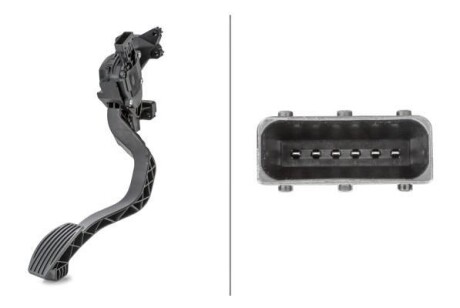 Фото автозапчасти педаль газа ALFA ROMEO GIULIETTA; FIAT BRAVO II; LANCIA DELTA I, DELTA III 1.4-2.0D 08.86- HELLA BEHR 6PV010 175-721