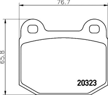 Гальмівні колодки, дискове гальмо (набір) HELLA BEHR 8DB355009061