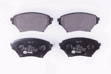 Гальмівні колодки, дискове гальмо (набір) HELLA BEHR 8DB355010261 (фото 1)